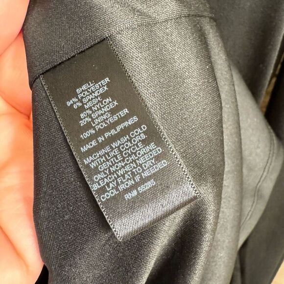 Express Black Mesh V Neck Long Sleeve Stretchy Mini Dress Large - Picture 6 of 6